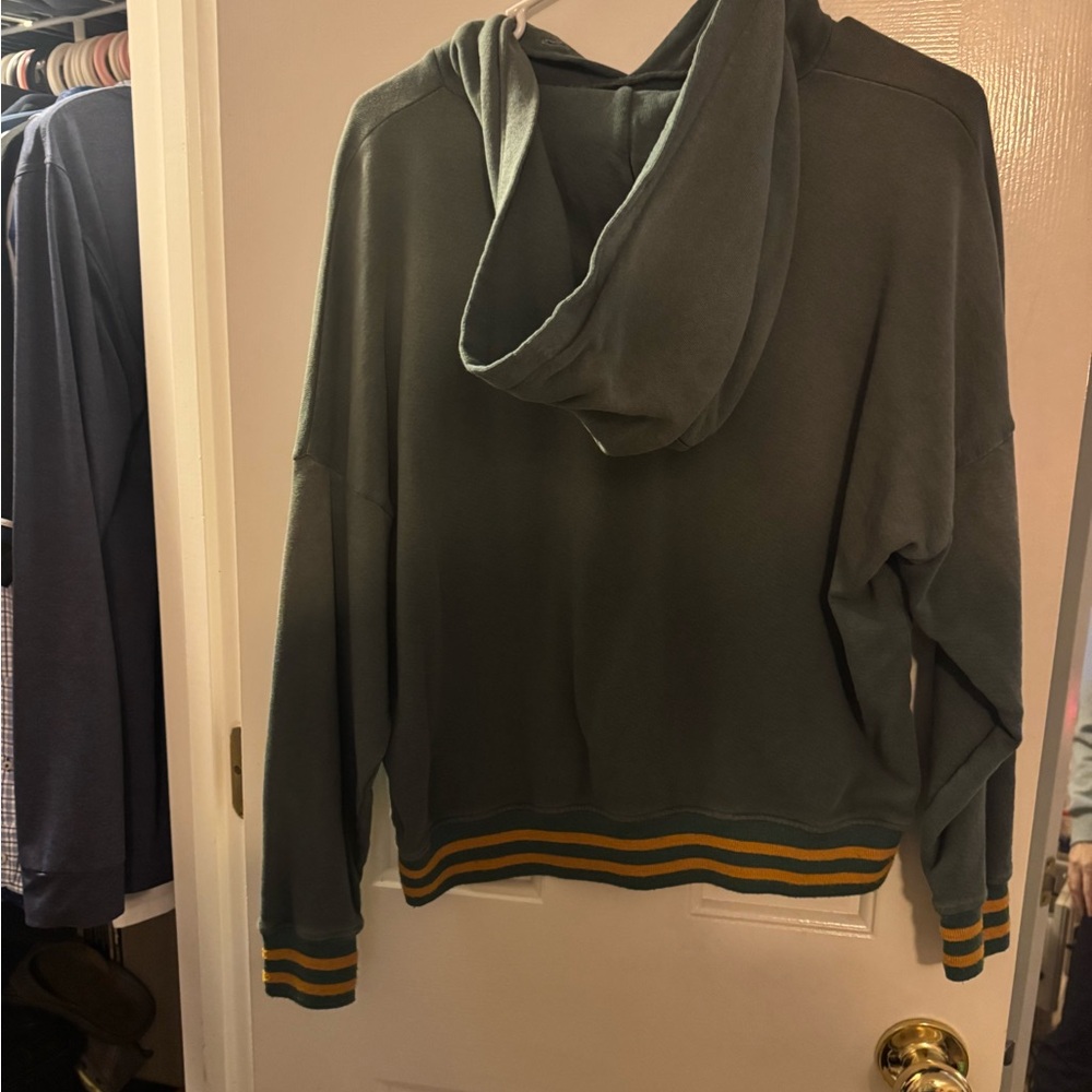 The Great Womens Hawk Hoodie Green / Yellow size 0 - Picture 3 of 3